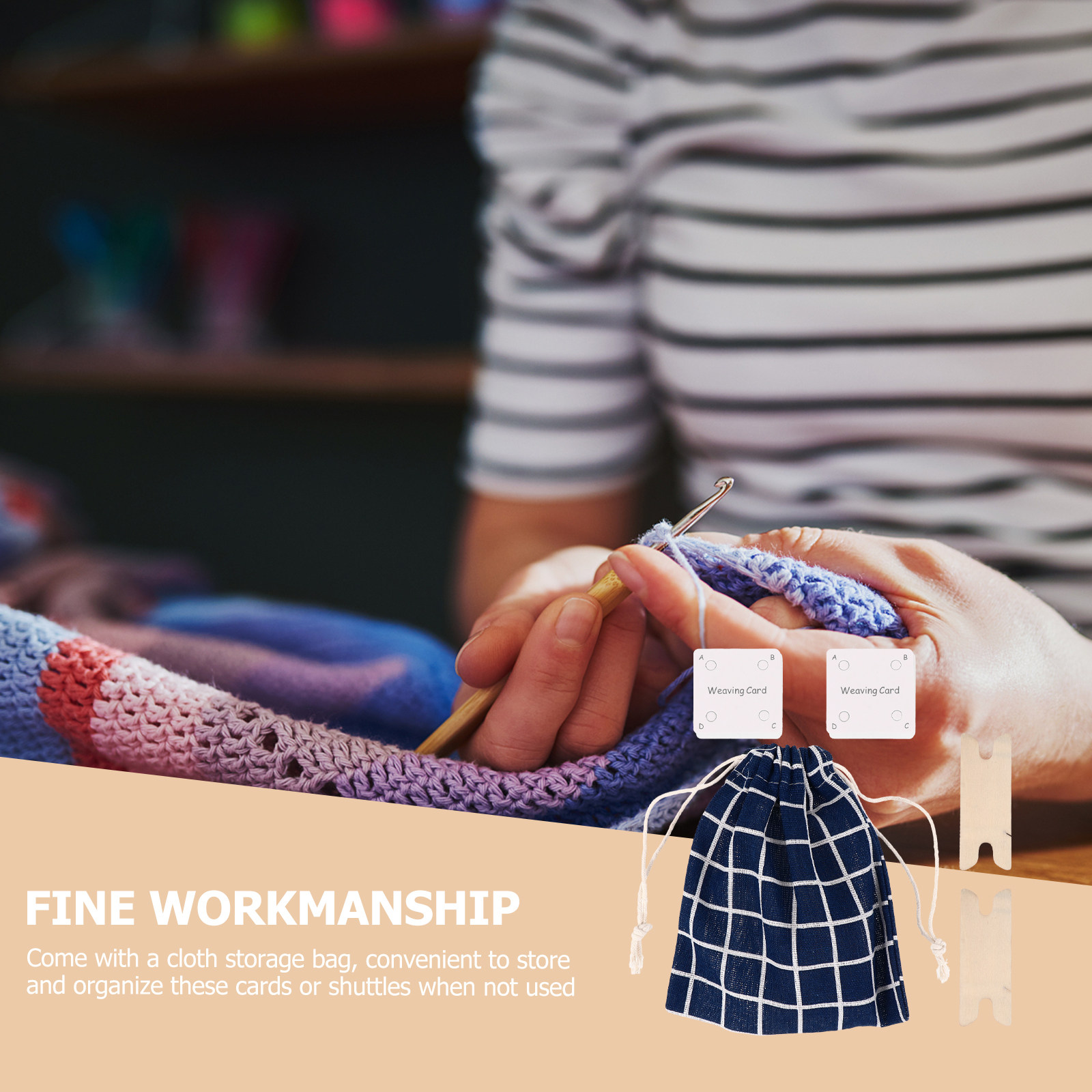 Tablet Weaving Accessories - DIY Paper Weaving Cards Set with