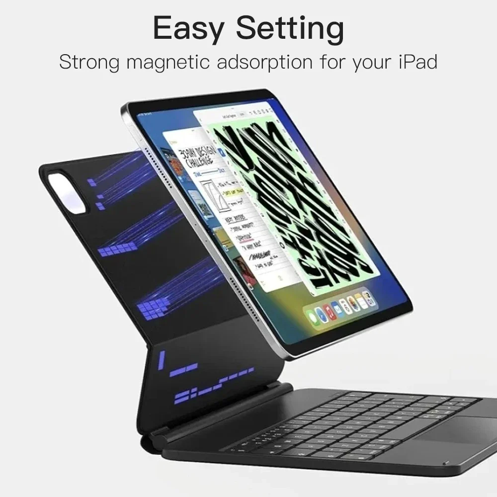 READYYEAH Magic Keyboard For i - огляд і ціна Magnetic Case Smart