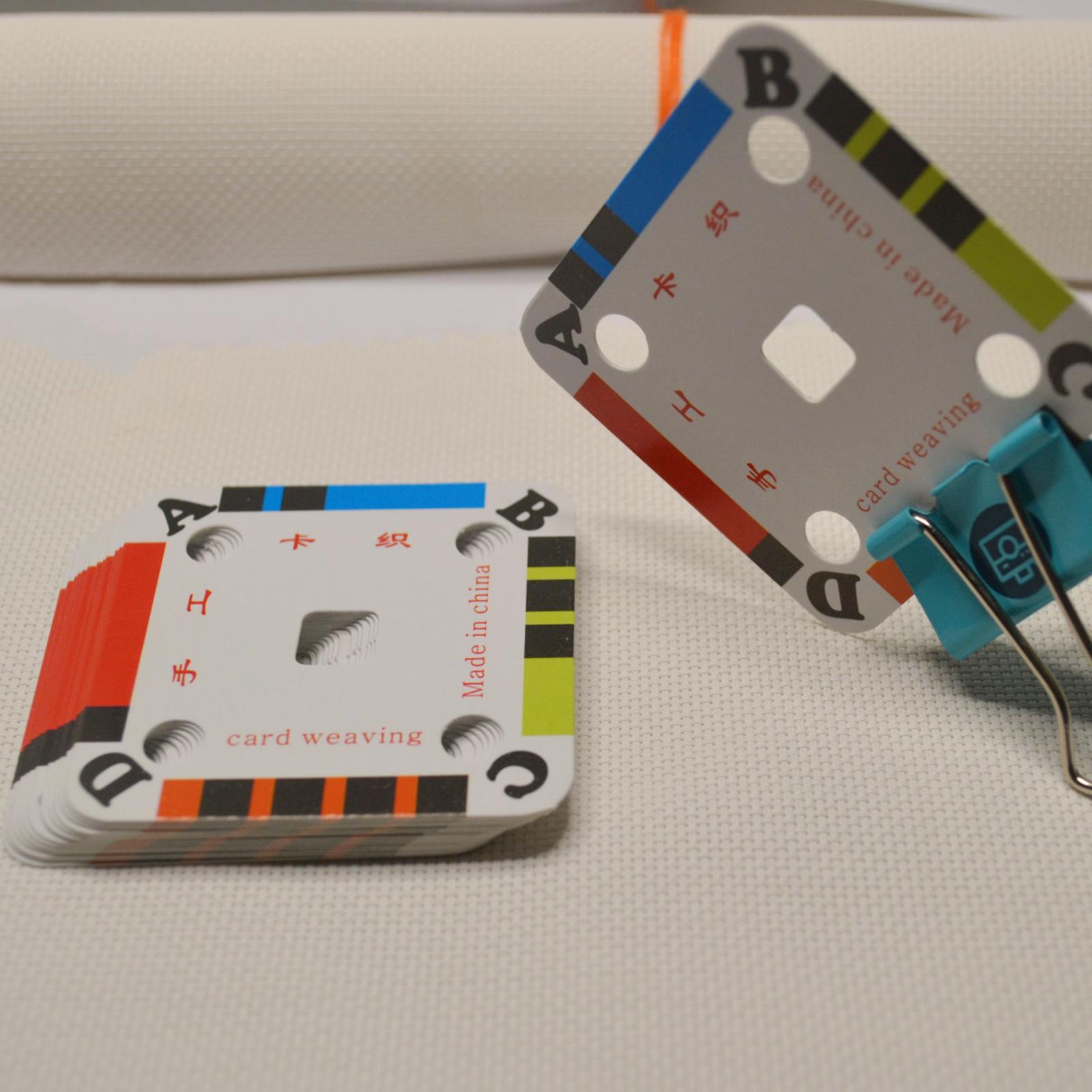 Weaving Card Paper Loom Cards  - огляд і ціна Tablet Weaving Accessories