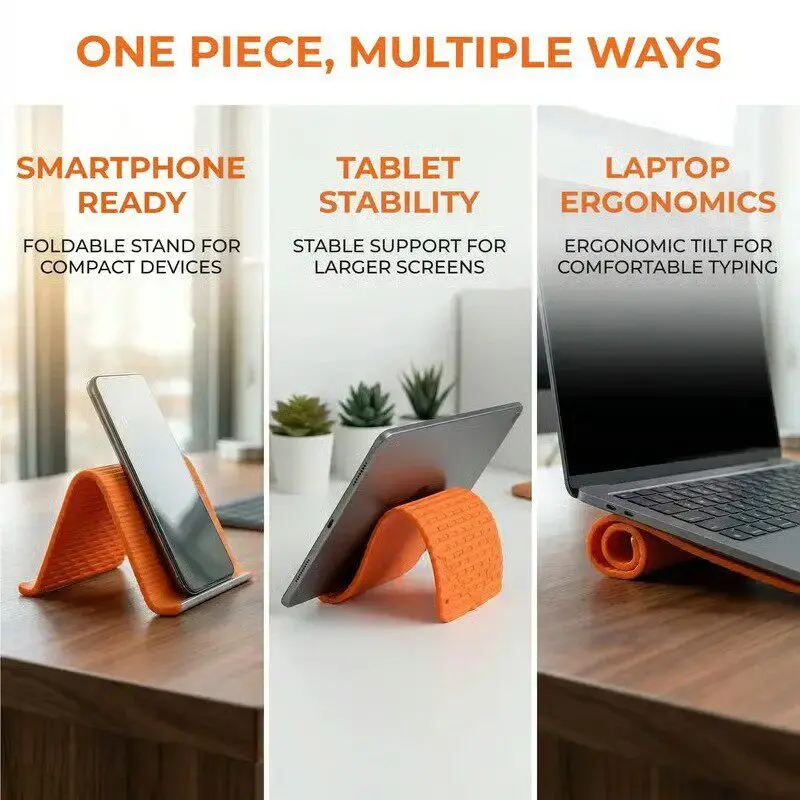 Silicone Foldable Phone Stand  - огляд і ціна Tablet Accessory