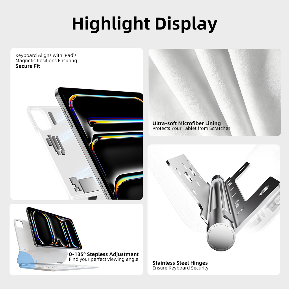 New Magic Wireless Keyboard fo - огляд і ціна Magnetic Case Smart