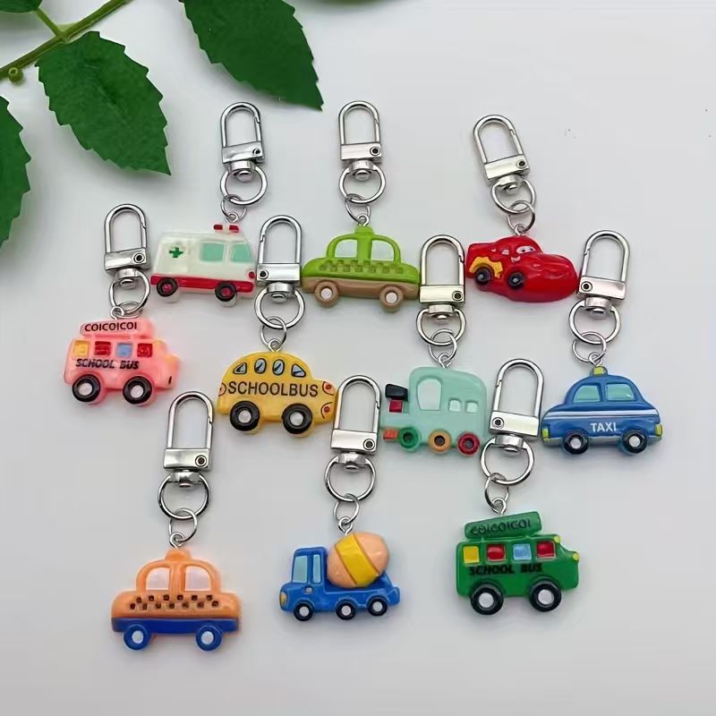 10pcs resin cartoon car keycha - огляд і ціна Mobile & Tablet Accessories
